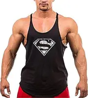 [BLEXX] Gym Muscle Fitness Training Running Vest - Clothing Tank Top Mens Bodybuilding Sleeveless Singlets Fashion Workout Mens Undershirt