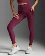 Form Stash Hi-Rise Compression Tights with Pockets, 2XU, XS, Armaretto/Armaretto, Female