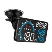 Gauge Car HUD GPS Speedometer MPH KMH Digital Head Up Display Overspeed Alarm (for: Fiat)