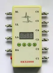 Update OLED ECG Simulator ECG Signal Generator Waveform Simulator SKX2000C+