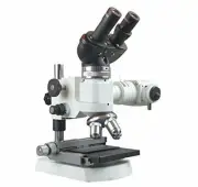 Radical 1200x Binocular Incident Light Metallurgy Microscope w Polarizing Kit...