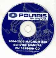 OEM Genuine Polaris Dealer/Owner's Service/Repair Manual CD 2004-2005 Magnum 330