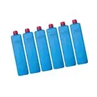 6x Ice Crystal Boxes Multifuctional Lightweight Ice Cooler Blocks Ice Freezer