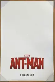 ANT-MAN MOVIE POSTER 2 Sided ORIGINAL Advance 27x40 PAUL RUDD EVANGELINE LILLY