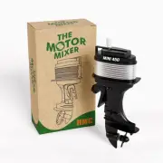 The Motor Mixer by HMC - Novelty Boat Motor Coffee Mixer Wind-Up Outboard Mini