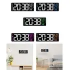 Digital Wall Clock Sturdy Ideal Gift LED Alarm Clock for Office Bedroom Dorm