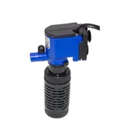 ZY-M2 4W 400L/H Multi-function Submersible Aquarium Water Pump Circulation Pump Fish Tank Internal Air Filter, EU Plug