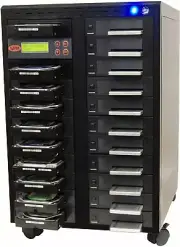 Systor 1:20 SATA 2.5" 3.5" SSD HDD Hard Drive Duplicator & Sanitizer - 18GB/Min