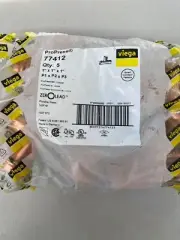 (1) Bag Of 5 VIEGA 77412 - 1"X 1"X1" P1XP2XP3 COPPER TEE