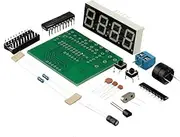 Snblzhef 4-Digit Digital Electronic Clock Kit, Microcontroller Digital Clock, 4-Digit Digital Clock Kit, Electronic DIY Kit Easy Install