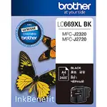 BROTHER LC669XL-BK 原廠黑色墨水