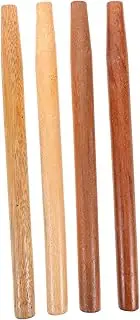CIYODO 4 Pcs Hardwood Handle Replacement for Garden Tools for Axes Shovels Hoes Ergonomic Handles Comfortable Grip for Farm Construction