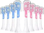 Children's Toothbrushes Replace Brush Heads. Compatible With Philips HX2432/02 HX2432/01 Series 3, Series 2 All Snap-on Toothbrush Handles
