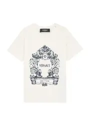 Versace Kids Logo-print Cotton T-shirt - White - 36 Mon (36 Months) 36 MON (36 months)