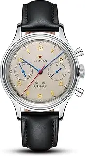 [Sea-Gull] Men's Mechanical Wristwatch, Seagull 1963 Aviation Chronograph Pilot Mechanical Watch, Manual Winding, GD 1963 International Edition, ST1901