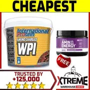 INTERNATIONAL PROTEIN AMINO CHARGED WPI 3kg CARAMEL POPC// WHEY PROTEIN ISOLATE