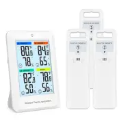 ORIA Digital Indoor Outdoor Thermometer, Wireless Hygrometer Thermometer with...