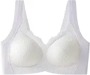 Sports Bra Padding Comfy Convenient Front Closure Bras No Underwire Supportive Bras Full Coverage Bra Athletic