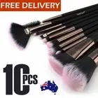 10 Pcs Professional Makeup Brush Set Foundation Brusher Cosmetic Make Up Brushes