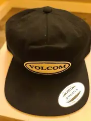 New volcom black hard core classic SNAPBACK yupoong flexfit HAT ADJUSTABLE CAP