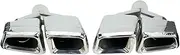 New Compatible For Benz 2011-2013 ML W166 GL X166 Exhaust Muffler Tip 304 Stainless Steel Tip YC101020