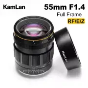 Kamlan 55mm F1.4 Full Frame Manual Focus Lens for Sony E Nikon Z Canon RF Mount