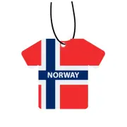 Personalized Norway Flag Jersey Car Air Freshener