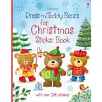 《出清》USBORNE DRESS TEDDY BEARS FOR CHRISTMAS 貼紙書＊JC小舖＊