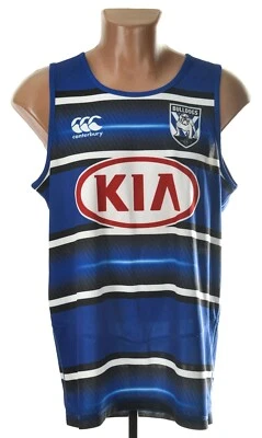 CANTERBURY-BANKSTOWN BULLDOGS NRL RUGBY LEAGUE VEST JERSEY CANTERBURY L