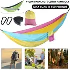 Camping Hammock 1-2 Person Nylon Parachute Hammock Outdoor Double Hammock ShKdi