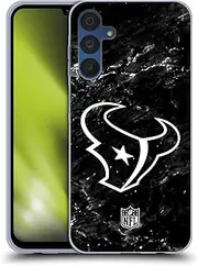 Head Case Designs Officially Licensed NFL Marble Houston Texans Artwork Gel Case [Military Grade Protection] Compatible with Samsung Galaxy A15