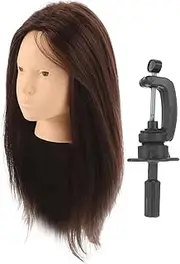 Mikinona Enhance Your Skills Hair Mannequin Head Model for Curls Braids Updos Practice