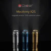 在飛比找PChome24h購物優惠-MecArmy X2S PVD ​​130流明迷你USB可充