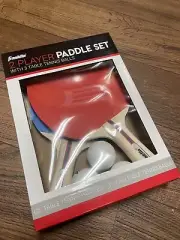 New Franklin Ping Pong Table Tennis Paddles 2 Player Set Paddle With 3 Balls