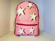 Pep Rally Backpack, Stars, Pink. New.