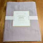 POTTERY BARN SUPER SOFT ORGANIC COTTON SATEEN SHEET SET TWIN/XL ~ DUSTY IRIS