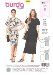 Burda Style 6439 Dress sewing pattern sizes 10-20 uncut