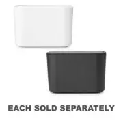Brabantia MindSet Bathroom Waste Caddy Removable Lid Non Scratch Slip Base