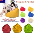Large Bean Bag Chairs Couch Sofa Cover Indoor Lazy Lounger For Adults Kids AU