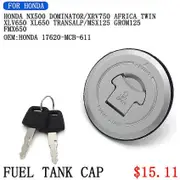 Fuel Gas Cap With Cover Key Tank For Honda NX500 Dominator XRV750 Africa Twin XLV650 XL650 Transalp MSX125 Grom125 FMX650 Parts