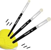 Himmlfel Dry Brush Set，3 Size Dry Brush Miniature Painting，Professional Dry Brushes for Citadel Game Model,Large Medium Detailed Model,Warhammer,Hobby Art Paint Brushes for Artist and Beginner