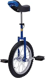 24 Inch Wheel Unicycle, Outdoor Unicycle Leakproof Tire Wheel Cycling, Adjustable Height Exercise Bicycle, Suitable for Office Workers, Students, Cycling Enthusiasts, Balance Training