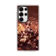 Galaxy S25 Ultra Clear Magnetic Case Conan The Destroyer by Frazetta Girls