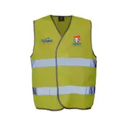 Newcastle Knights NRL Hi Viz Work Vest With Reflective Tape Yellow