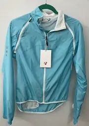 NWT BONTRAGER Trek Race Convertible Windshell Jacket Women's MEDIUM - Blue