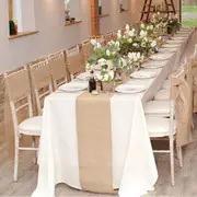 30x275cm Burlap Jute Table Runner