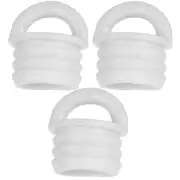 3 Pcs Water Blocking Accessories Mop Bucket Rubber Stopper Replacement Plug