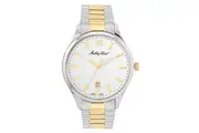 Mathey Tissot Men's Urban Metal White Dial Watch - H411MBI