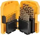 Dewalt DT4957-QZ Set of 29 HSS-E 1100N Drill Bits in Metal Case