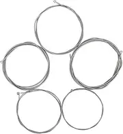 Mikinona Versatile Electric Bass Strings 5pcs Set High Carbon Alloy Nickel Steel Bass Accessories